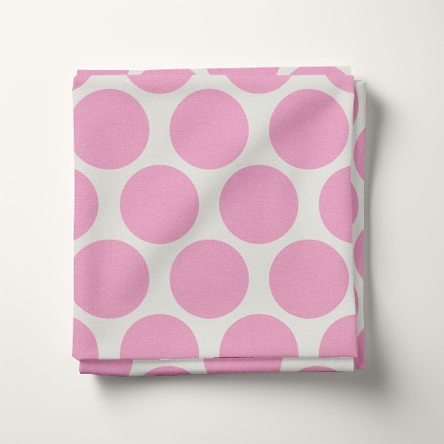 Pink Mod Dots Fabric