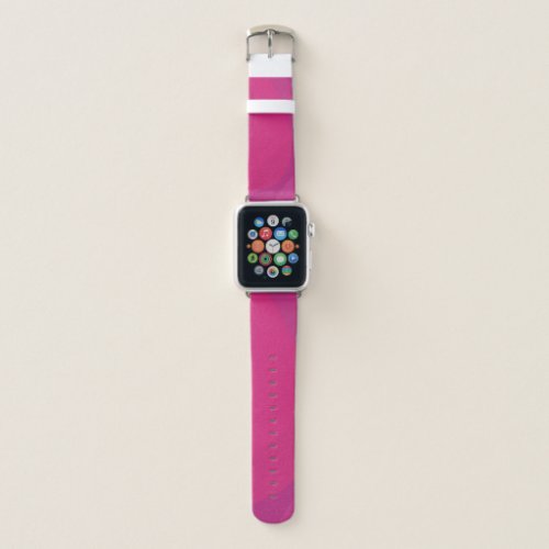 Pink modern cool trendy urban wavy illustration apple watch band