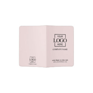 Pink Modern Custom Professional Business Travel Passport Holder