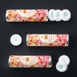Pink Modern Elegant Floral 21st Birthday Thank You Breath Savers® Mints<br><div class="desc">Pink modern elegant floral girly 21st Birthday design with appreciation thank you for your guests. Personalize thank you message,  age,  date,  monogram and name.</div>