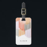 Pink Modern Fringe Luggage Tag<br><div class="desc">This modern fringe design gives a playful nod to fiesta for playful and colorful luggage tag. The colors are vibrant,  playful,  and inviting with the right amount of sophistication. Customize with your own details. Perfect as a gift for yourself,  loved ones,  and made for bridal parties!</div>
