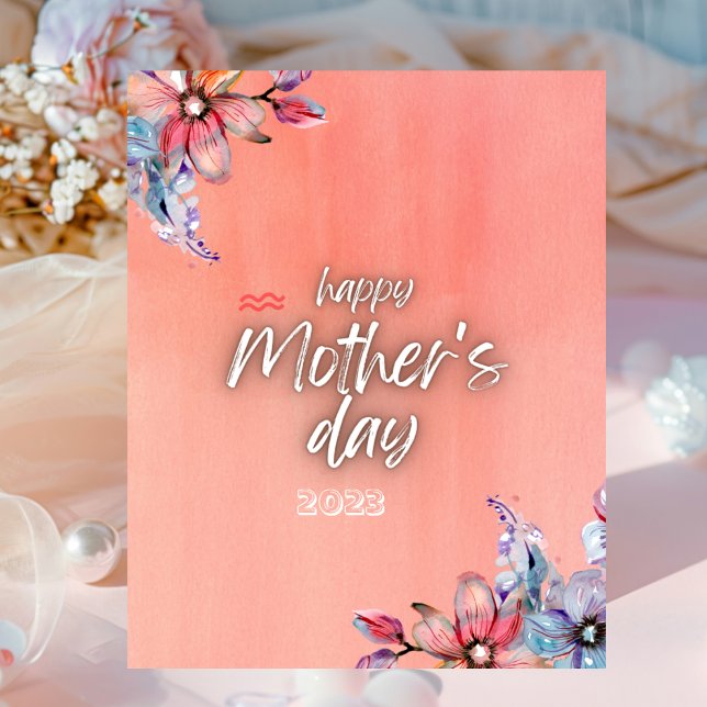 Pink Modern Mother's Day Poster (Creator Uploaded)