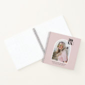 Pink Modern Photo Arch Graduation Party Guest Book (Inside)