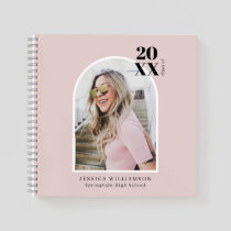 Pink Modern Photo Arch Graduation Party Guest Book