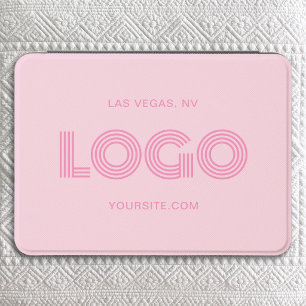 Pink Modern Rectangular Logo Promo Kindle Cover