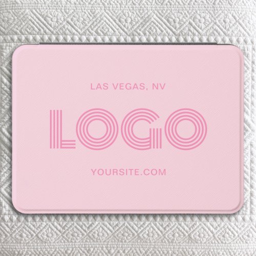 Pink Modern Rectangular Logo Promo Kindle Cover