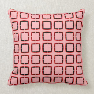 Pink modern texture throw pillow