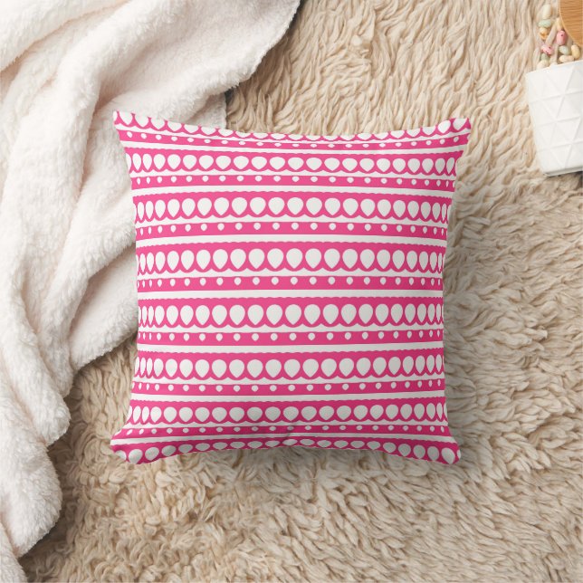 pink modern throw pillow (Blanket)