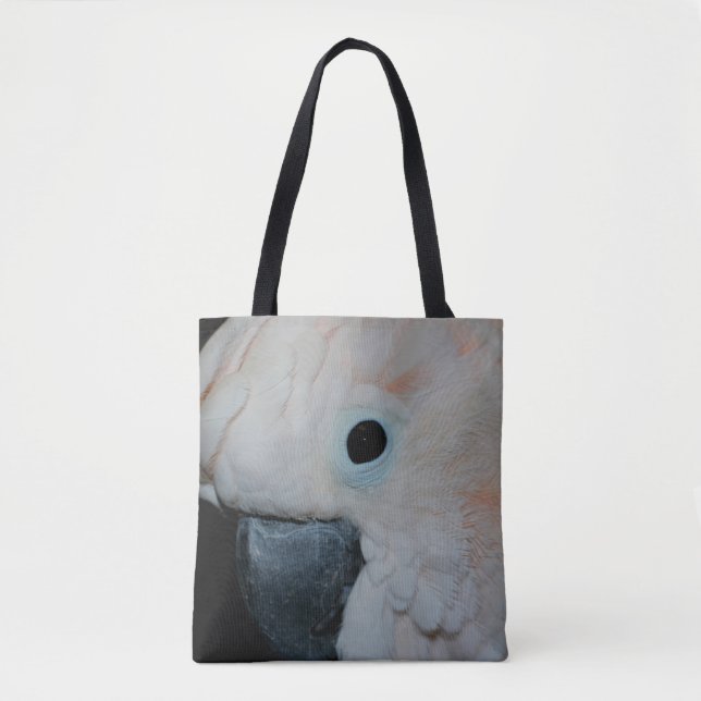 Pink Moluccan Cockatoo Parrot  Tote Bag (Front)