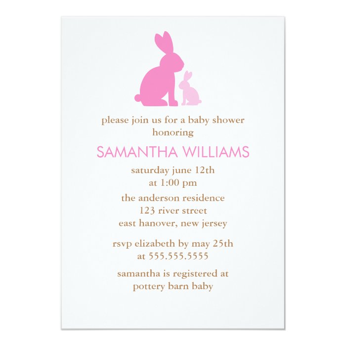 Peter Rabbit Baby Shower Invitation From 0 80 Each Pink Mom And