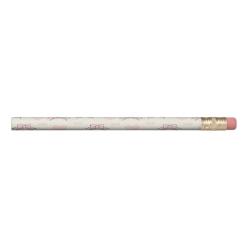 Pink mom pattern pencil