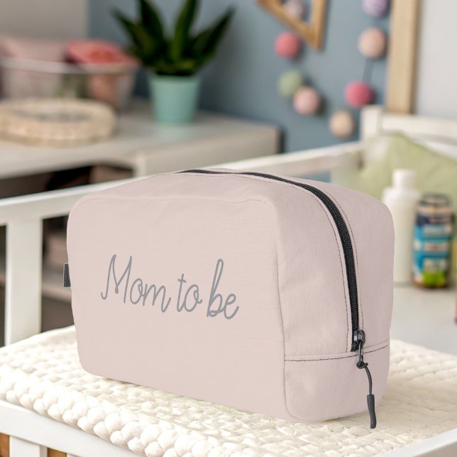 Pink Mom to be Toiletry Bag (A soft pink Toiletry Bag for the Mum to Be. Just add your name)