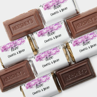 Pink Monochrome Love Floral Hershey's Miniatures