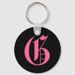 Pink Monogram G Keychain