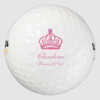 Pink Monogram Golf Golf Balls