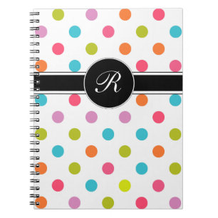 Pink Monogram Notebook Journal