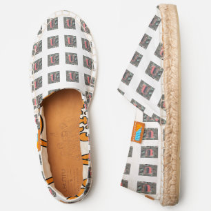 Pink Monogram U Canvas Slip On Shoes Espadrilles