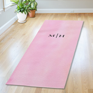 Pink Monogram Yoga Mat