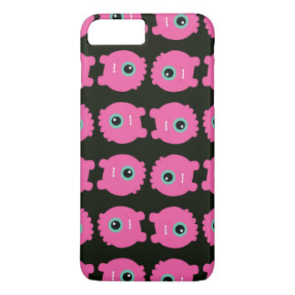 Pink monster cartoon pattern iPhone 8 plus/7 plus case