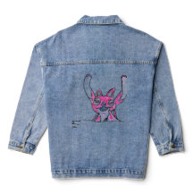 Pink monster Denim Jacket