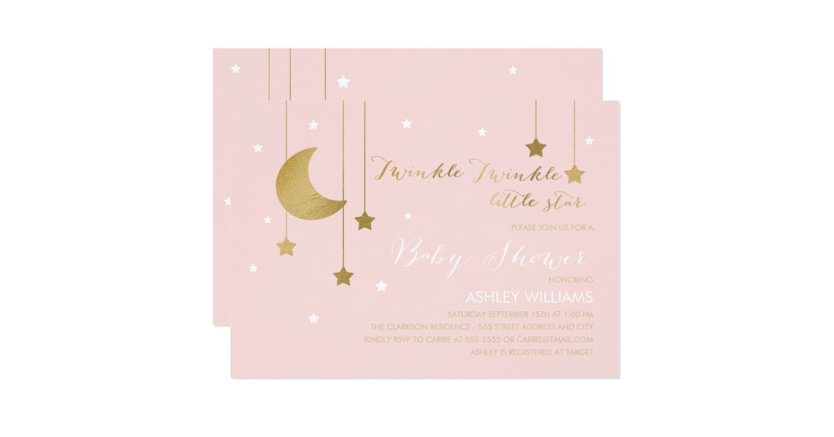 Moon Baby Shower Invitations 6