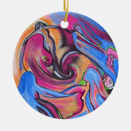 Pink Moon Lovelies Holiday Ornament