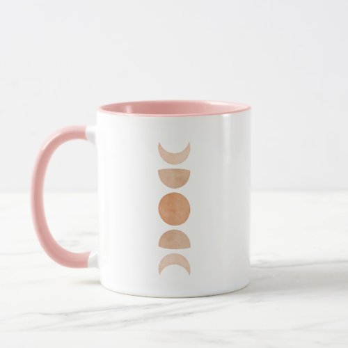 Pink Moon Phases Coffee Mug