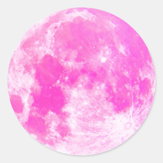 Pink Moon Stickers (Front)