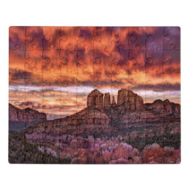 Pink Morning Glory Jigsaw Puzzle (Puzzle Horizontal)