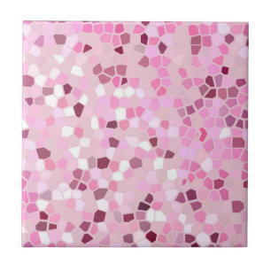 Pink Mosaic Ceramic Tile