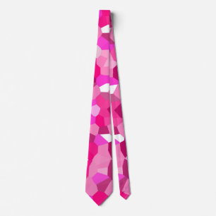 Pink Mosaics Neck Tie