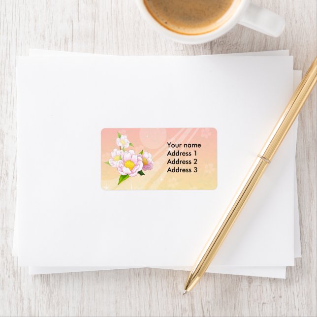 Pink moth orchid label (Insitu)