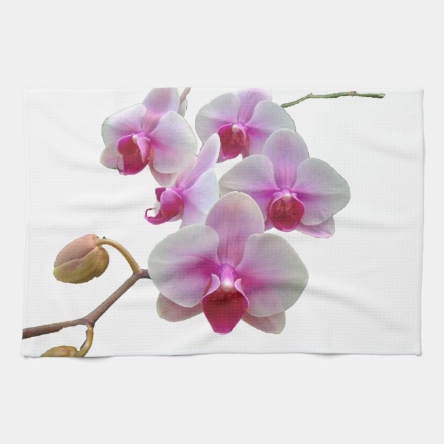 Pink Moth Orchids - Phalaenopsis Towel (Horizontal)