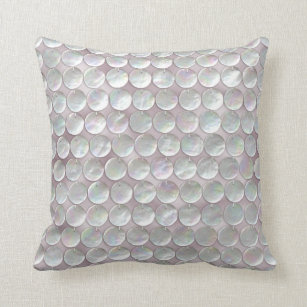 Mother Of Pearl Pillows Decorative Throw Pillows Zazzle