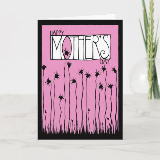 Pink Mother's Day Card