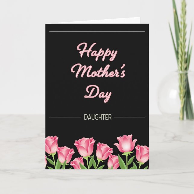 Pink Mothers Day Card (Front)