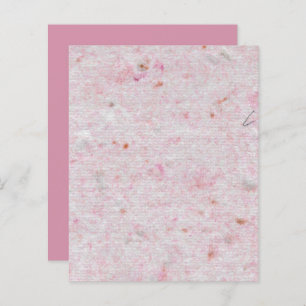 Pink Mottled Handmade Texture Scrapbook Paper