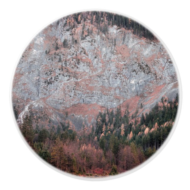 Pink Mountain Blues Ceramic Knob (Front)