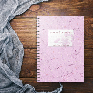 Pink Mulberry Paper Composition Notebook Elegant