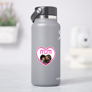 Pink MUM Love Photo frame Sticker