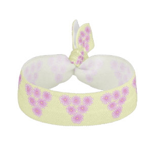 Pink Mums Flowers Chrysanthemums Hair Ties