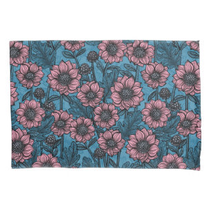 Pink Mums Pillow Case
