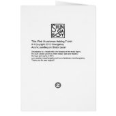 Pink Muscleman Holding T-shirt (Back)