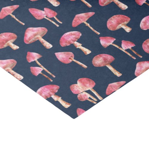 Pink Mushroom Pattern Tissue Paper