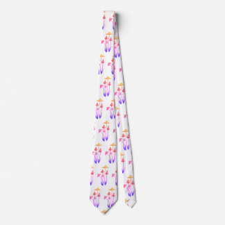 Pink mushrooms  Tie
