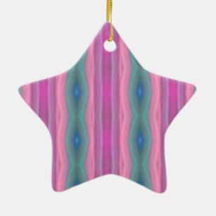 Pink Music Ceramic Ornament