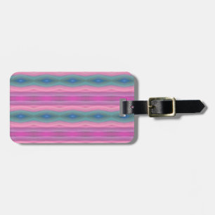 Pink Music Luggage Tag