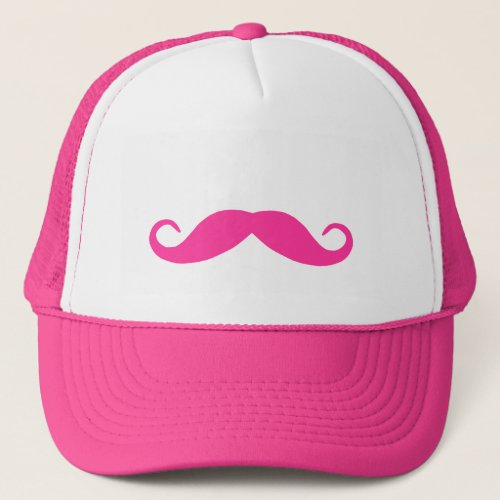 Pink Mustache Hat