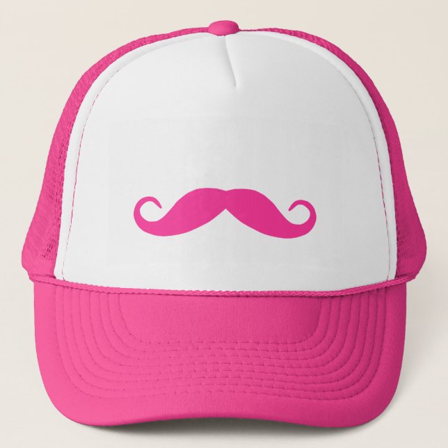 Pink Mustache Hat (Front)