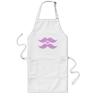 Pink Mustaches custom apron